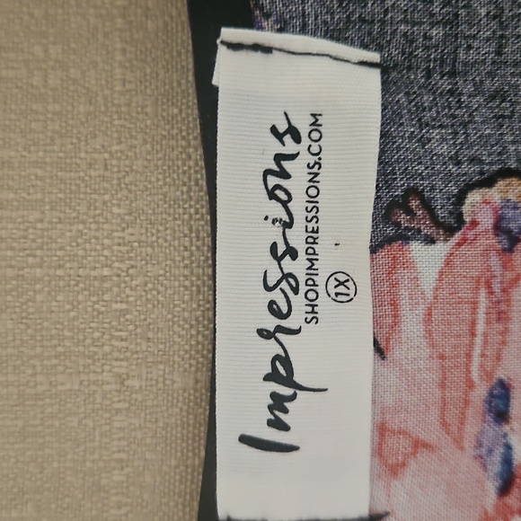 NWOT Impressions Babydoll Dress - Picture 2 of 5